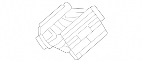 Front panel air duct deflector right Mercedes W167 GLE 350 450 20-23