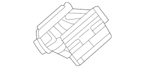 Front panel air duct deflector right Mercedes W167 GLE 350 450 20-23