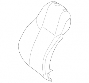 Mercedes C-class W205 15-21 passenger seat upholstery leather, beige, scratch