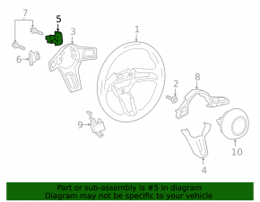 Right steering column switch for Mazda CX-30 20-21 without rain sensor