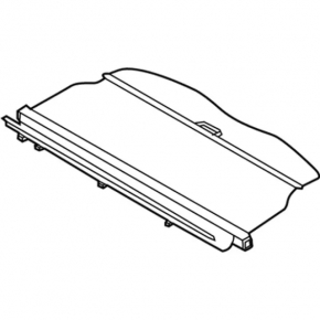 Ford Edge 15-20 Trunk Curtain Black