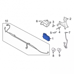 Radar cruise control system for Ford Mustang mk6 18-23