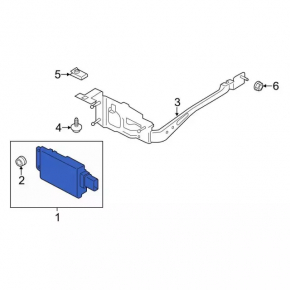 Radar cruise control system for Ford Mustang mk6 18-23