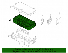 Ford Explorer 20-24 2.3T Underhood Fuse Box