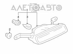 Brake light Mitsubishi Galant 04-08
