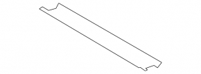Lower radiator deflector for Toyota Rav4 19-24 hybrid