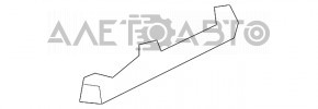 Front bumper mount right Mercedes W211 prerest