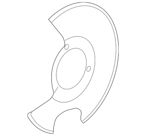 Brake Disc Cover Front Right Chevrolet Impala 14-20