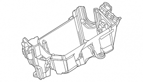 Mercedes CLA 14-19 Underhood Fuse Box Housing
