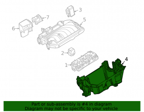 Mercedes CLA 14-19 Underhood Fuse Box Housing