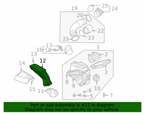 Rear air intake for Hyundai Santa FE 21-23 2.5T