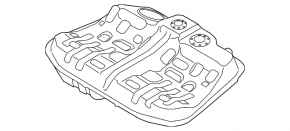 Kia Optima 11-16 hybrid fuel tank