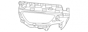 Left fog light bracket Volvo XC60 18-21