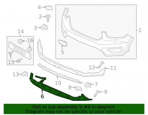 Front Bumper Guard Volvo XC40 19-25