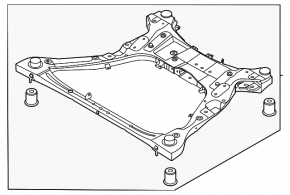 Front subframe Hyundai Sonata 20-23 2.5