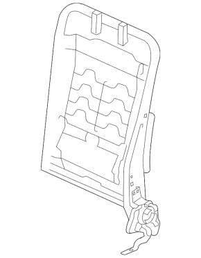 Subaru Forester 19-21 SK driver's seat backrest adjustment motor without frame