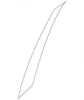 Door trim side front right Nissan Sentra 13-19