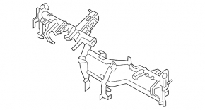 Under-torpedo pipe reinforcement Hyundai Tucson 16-17