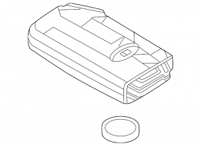 Key smart Kia Sportage 23-26 4 buttons