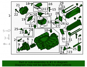 Compressor assembly Porsche Cayenne 958 11-17 Hybrid with throttle valve and intercoolers