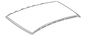 Metal roof Mercedes GLA 15-20 without sunroof