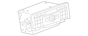 Mercedes CLA 14-19 radio tape recorder button is worn out