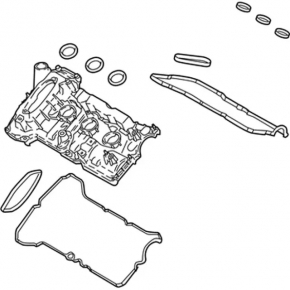Left valve cover for Lincoln Continental 17-20 2.7, 3.0