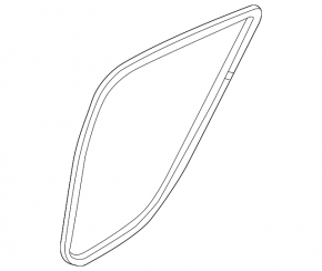 Rear left door seal for Mazda 6 14-17
