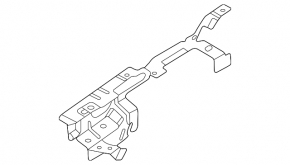 Front fender bracket, center left, Ford Bronco Sport 2021-2025