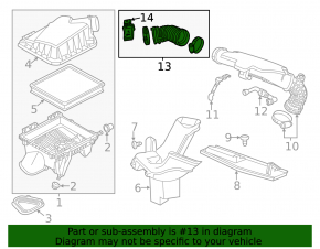 Chevrolet Malibu 13-15 Air Duct