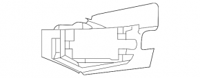 BSM Blind Spot Sensor Bracket Left Volvo XC60 18-24