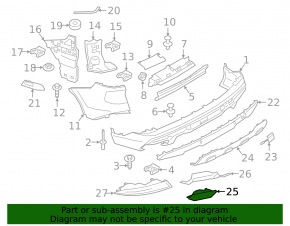 Muffler tip left BMW X5 G05 19-23
