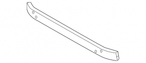 Front beam reinforcement Lexus LS460 07-12 rwd