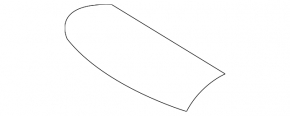 Knee support for the driver's seat BMW X3 F25 11-17, Elfenbein-Weiss leather with red stitching, Sport, dry-cleanable, torn leather