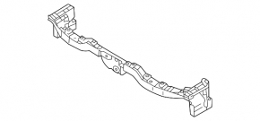 Mitsubishi Outlander 22-25 front bumper center upper mount