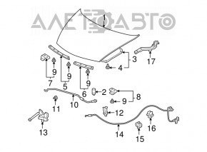 Honda Civic 2006-2011 Hood Lock