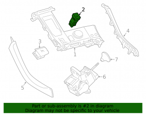 Parking button Lexus CT200h 11-13