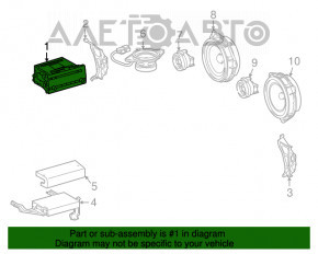 Radio Tape Recorder Toyota Prius 20 04-09 Scratches