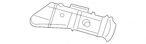 Front bumper mount, right fender, Hyundai Azera 12-17