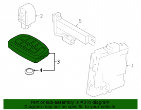 Smart key Kia EV6 22-24 7 buttons