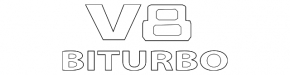 V8 Biturbo wing emblem left G-class W463 G550 19-24