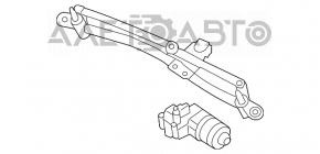 Windscreen wiper trapezoid with motor Mazda3 03-08