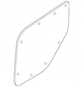 Door trim card rear left Ford Transit Connect MK2 13- cargo