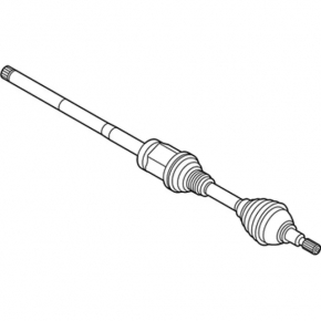 Drive axle shaft front right Lincoln MKZ 17-20 3.0 FWD