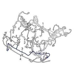 Ford Edge 15 TV Wiring - Under Blinds, Hood Lock Sensor