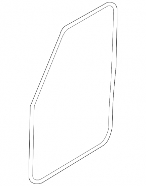 Front left door seal for Land Rover Range Rover Evoque 12-18
