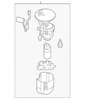 Fuel pump for Mazda CX-5 13-16 FWD 2.0, 2.5