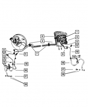 ABS sensor front right Jeep Compass 11-16