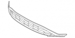 Lower front bumper grille for VW Jetta 25-26