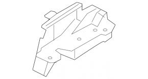 Upper left radiator deflector Nissan Murano z52 15-